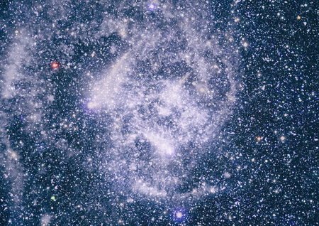 Beautiful space background with stardust and stars. Deep far space, cosmic glowing colors. Milky way...