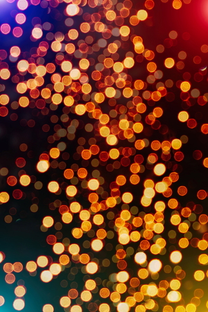 Magic Background With Color Festive background with natural bokeh and bright golden lights. Vintage Magic backgroundの写真素材