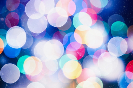 Christmas wallpaper decorations concept.xmas holiday festival backdrop: sparkle circle lit celebrations display.の写真素材