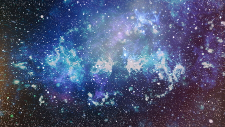 Starry outer space background textureの写真素材