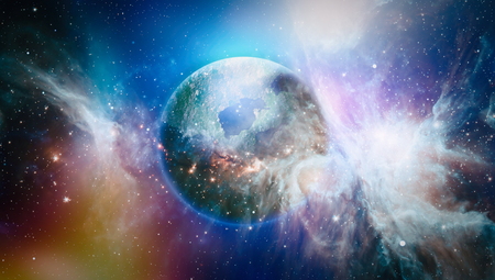 Galaxy - Elements of this Image Furnished by NASAの写真素材