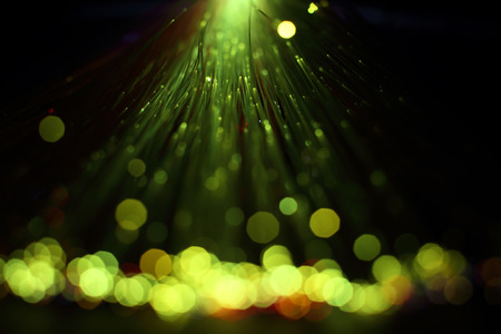 optics background with lots of light spotsの写真素材