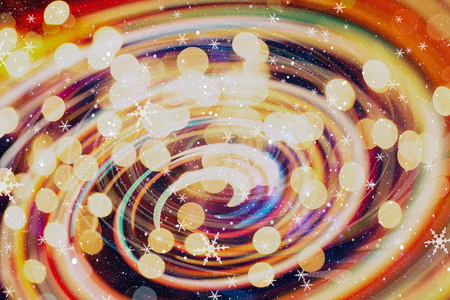 Christmas Background.Holiday Abstract Glitter .Magic Backgroundの写真素材