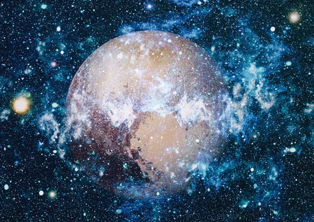 Star field in deep space many light years far from the Earth.の写真素材