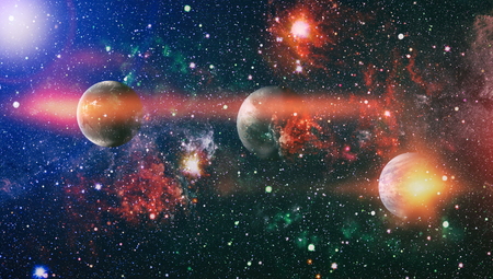 High quality space background. Bluebird Galaxyの写真素材