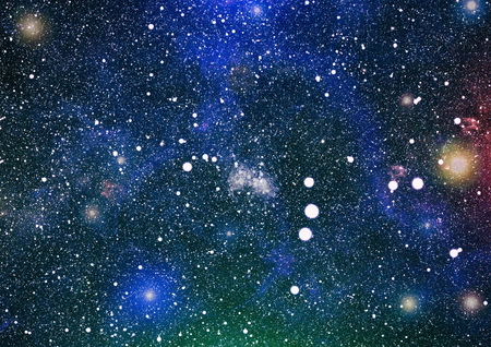 High quality space background. Bluebird Galaxy