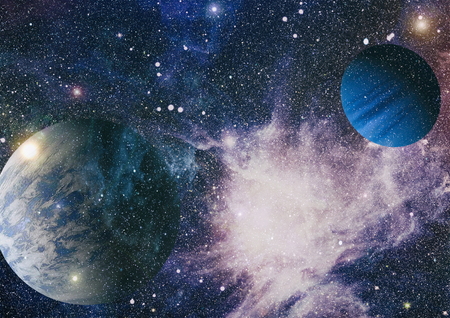 Beautiful nebula, stars and galaxies.の写真素材