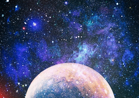 Colorful deep space. Universe concept background.の写真素材