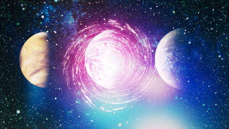 Small part of an infinite star field of space in the Universe.
