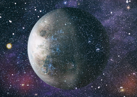 planets, stars and galaxies in outer space showing the beauty of space exploration.
