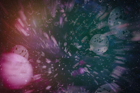 Festive background with natural and bright lights. Vintage Magic background with colorful . Spring...