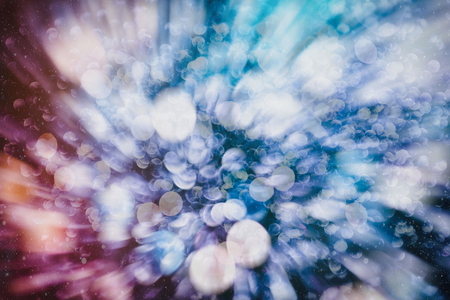 Festive background with natural and bright lights. Vintage Magic background with colorful . Spring...