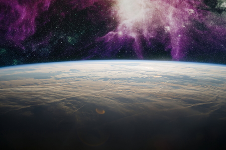 planets, stars and galaxies in outer space showing the beauty of space exploration.の写真素材