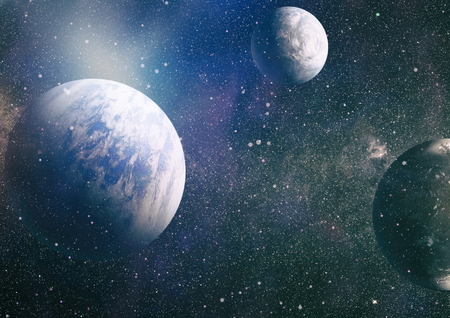 Small part of an infinite star field of space in the Universe.の写真素材