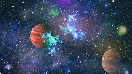 Small part of an infinite star field of space in the Universe.