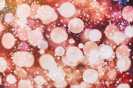 Bright light spots abstract bokeh blurred texture backgroundの写真素材