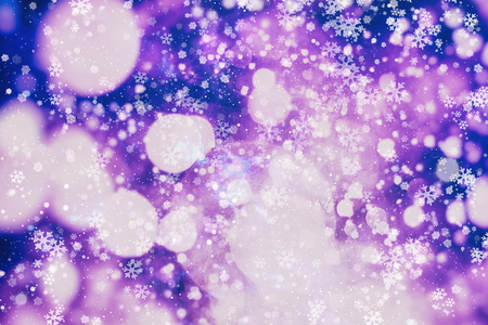 Christmas light background. Holiday glowing backdrop. Defocused Background With Blinking Stars. Blurred Bokeh.の写真素材