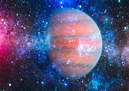 planets, stars and galaxies in outer space showing the beauty of space exploration.の写真素材