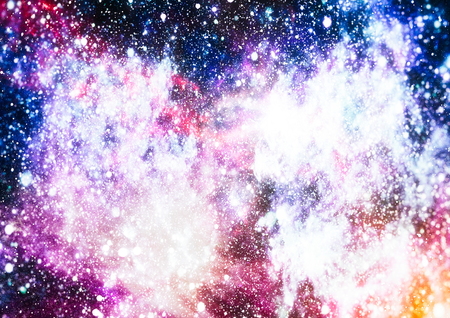 Star field in deep space many light years far from the Earth.