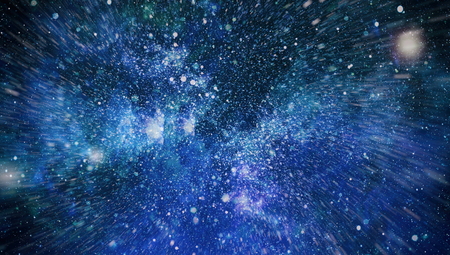 Abstraction space background for design. Mystical light .Colorful Starry Night Sky Outer Space backgroundの写真素材
