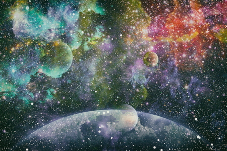 Small part of an infinite star field of space in the Universe.の写真素材