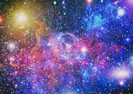 Star field and nebula far from planet Earth.の写真素材