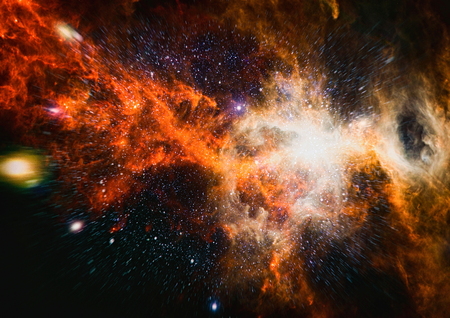 planets, stars and galaxies in outer space showing the beauty of space exploration.の写真素材