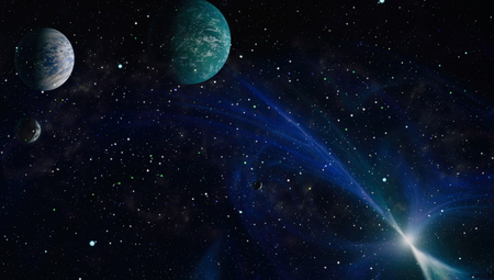 Galaxy creative background. Starfield stardust and nebula space. Background with nebula, stardust...