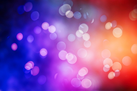 Christmas light background. Holiday glowing backdrop. Defocused Background With Blinking Stars....