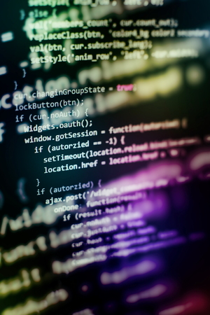 Programming source code HTML for Website development. Server logs analysis.