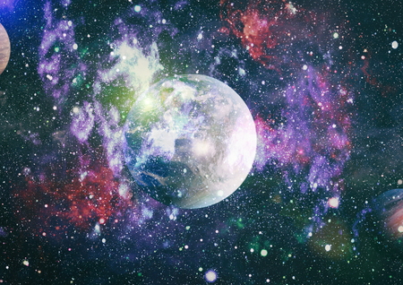 Deep space. Science fiction fantasy in high resolution ideal for wallpaper.の写真素材