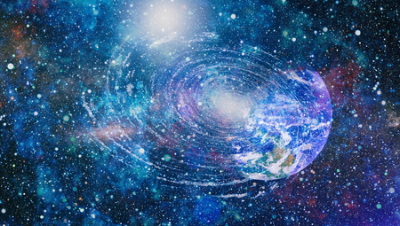 Deep space. Science fiction fantasy in high resolution ideal for wallpaper.の写真素材