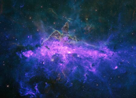 Starfield stardust and nebula space. Galaxy creative background.