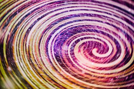 Sparkle background de-focused bokeh abstract Christmas copy space shimmering blue spotlights defocused golden lights new years disco partyの写真素材