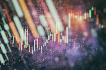 Market trading which including of corporate, fix income, bond valuation, government bond, secularization and municipal. Wealth management with risk diversification concept.の写真素材