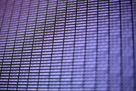 Template of website, selective focus. Python programming developer code.