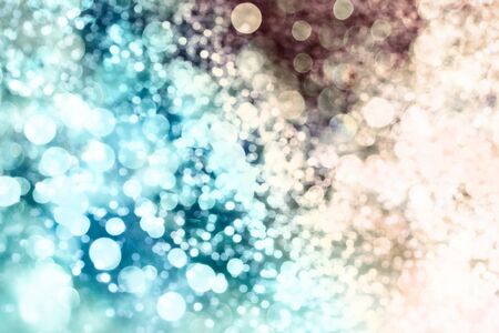 Vintage Magic background with colorful bokeh. Spring Summer Christmas New Year disco party