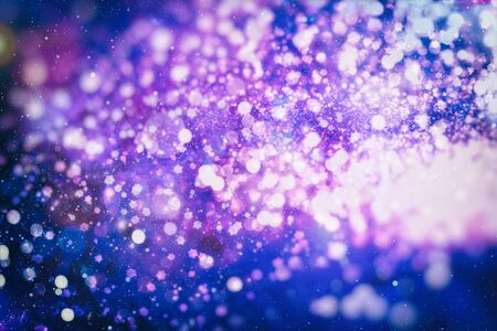 Light abstract Christmas background with snowflakes and starsの写真素材