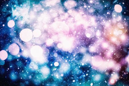 Bright light spots abstract bokeh blurred texture background