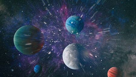 Galaxy creative background. Starfield stardust and nebula space. background with nebula, stardust...