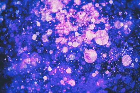 Disco lights . Elegant abstract background with bokeh lights and starsの写真素材