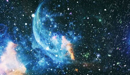 Deep space. Science fiction fantasy in high resolution ideal for wallpaper.
