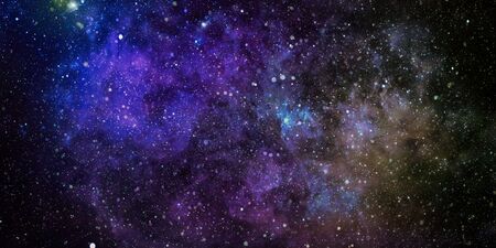 Panoramic looking into deep space.の写真素材