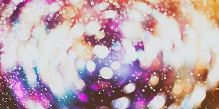 Disco lights . Elegant abstract background with bokeh lights and stars