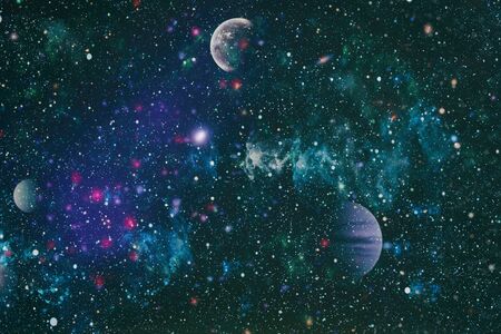 Starfield stardust and nebula space. Galaxy creative background.