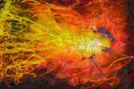 Grunge abstract background , Colorful handmade art. Dense background . Backdrop layer. Ink abstraction.の写真素材