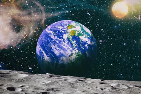 Footprints as an evidence of people being there or great forgery.The Earth as Seen from the Surface...