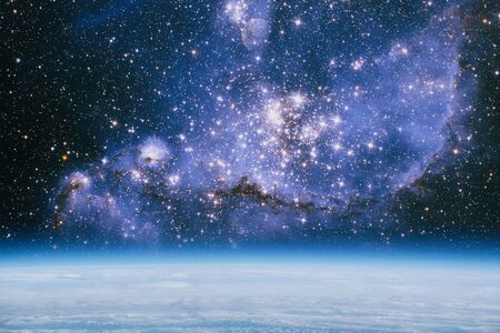 planets, stars and galaxies in outer space showing the beauty of space exploration.