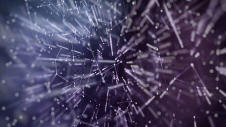 Futuristic network connection, internet, innovation and technology
