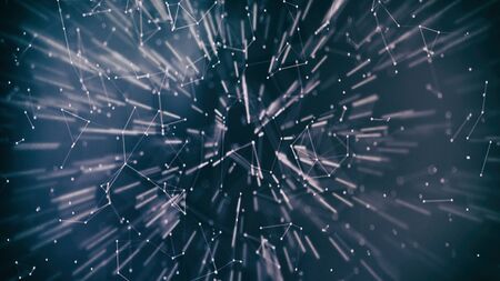 Futuristic network connection, internet, innovation and technologyの写真素材